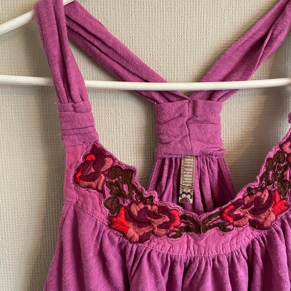 Free People Tank with floral - Picture 3 of 3